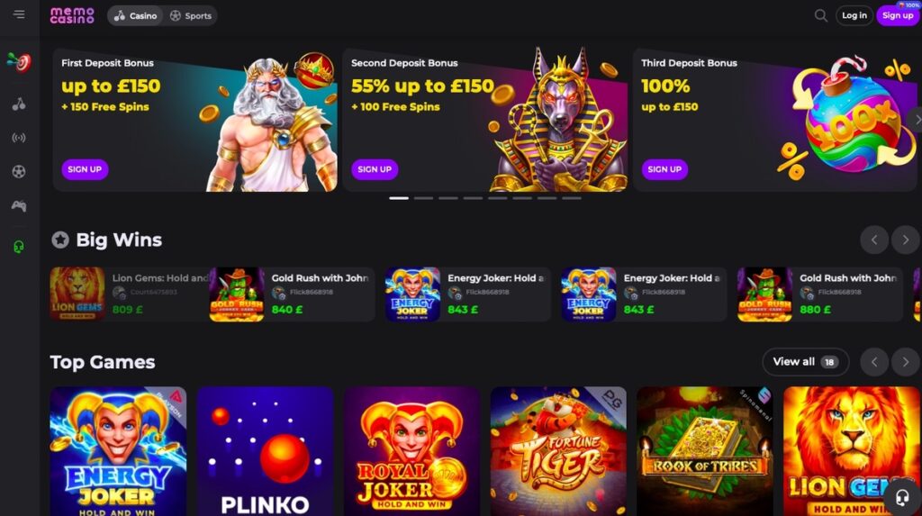 New Non UK Casino - Memo Casino