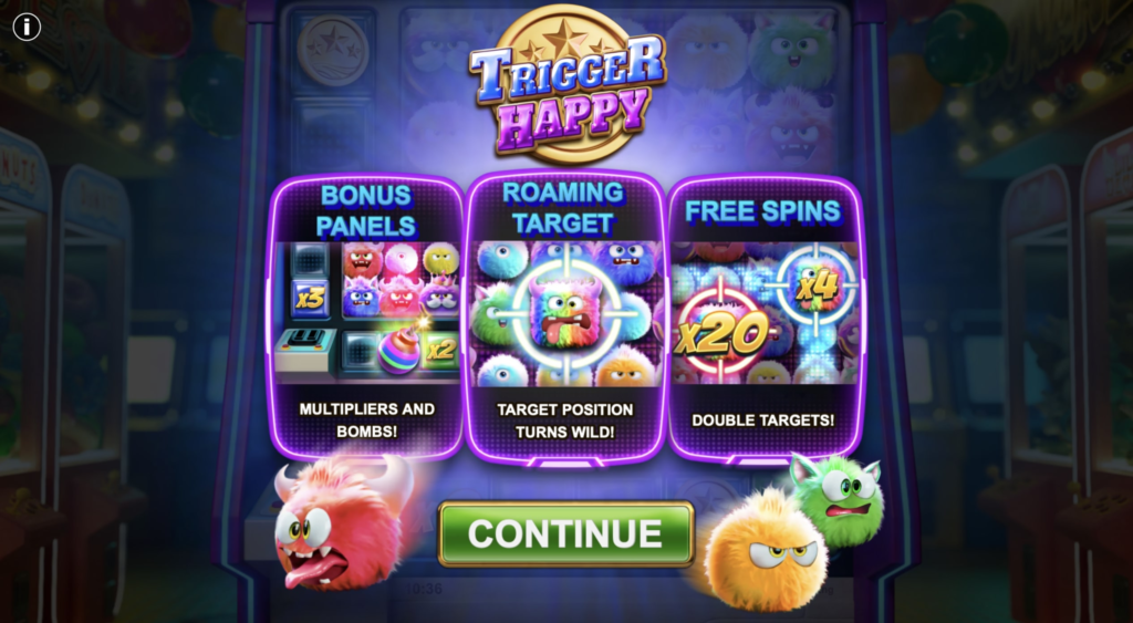 feature part of trigger happy slot game