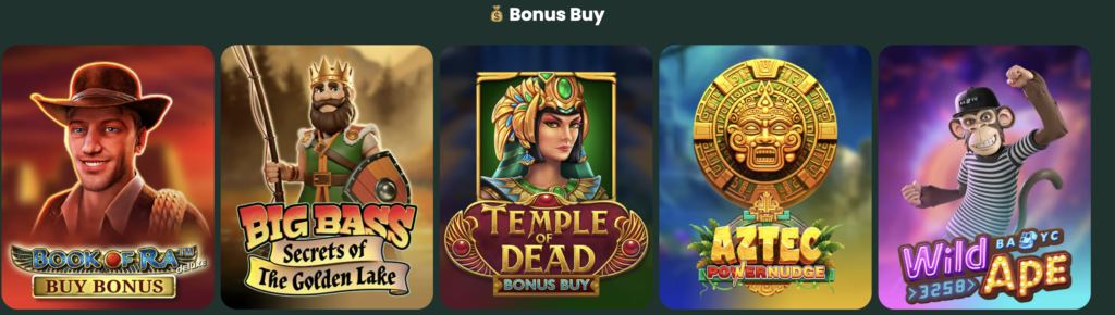 bonus buy slots at high holler casino