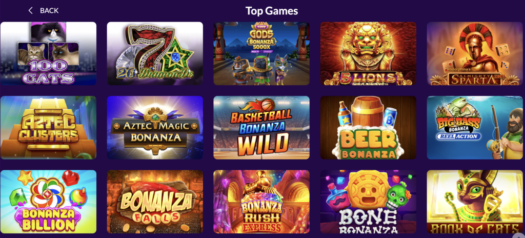 games at slots amigo