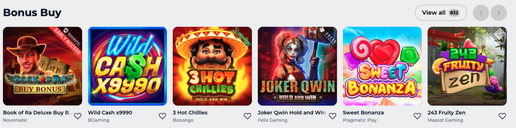 bonus buy slots at kingshill casino