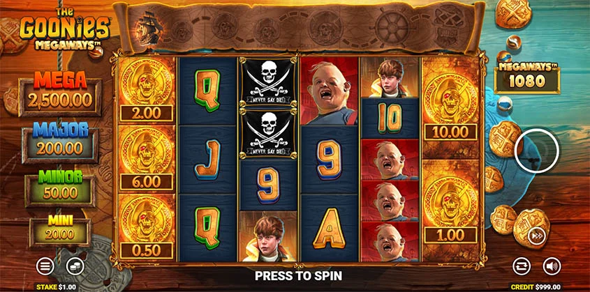 new slot title - The Goonies