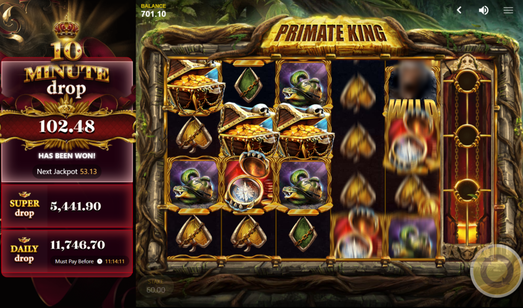 new Euro casino slot title - Primate King