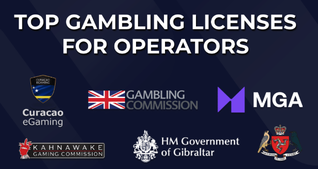 top gambling licenses for operators