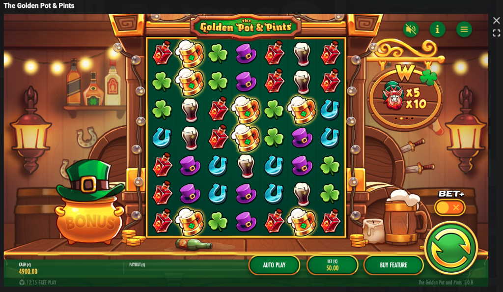The Golden Pot & Pints gameplay.