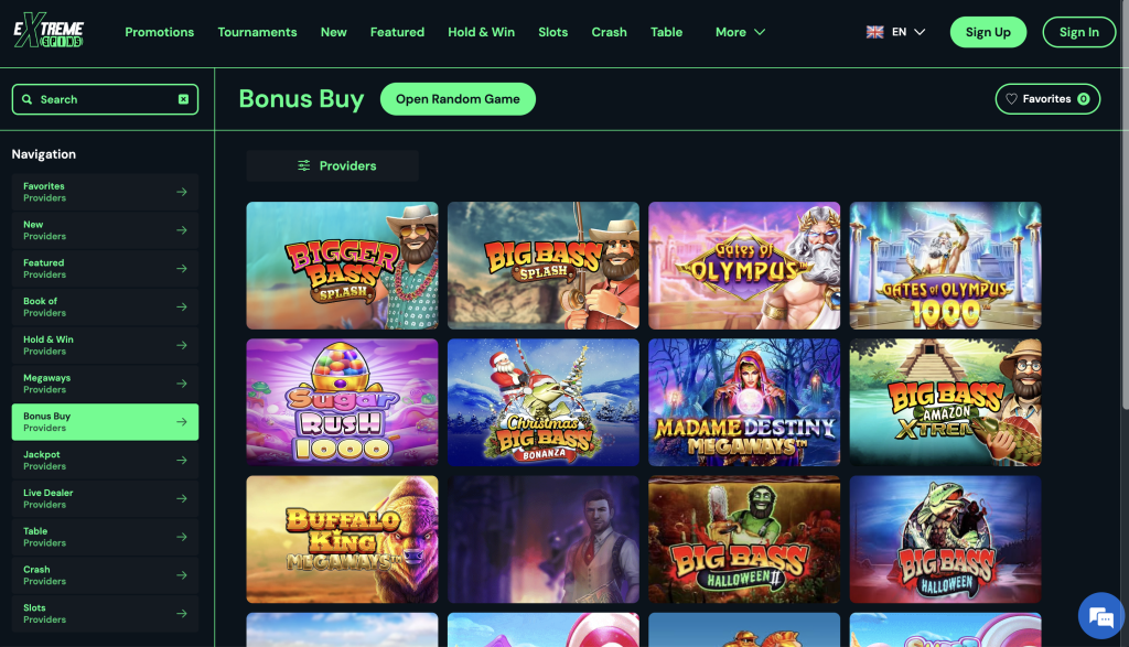 Extreme Spins Casino Slots.