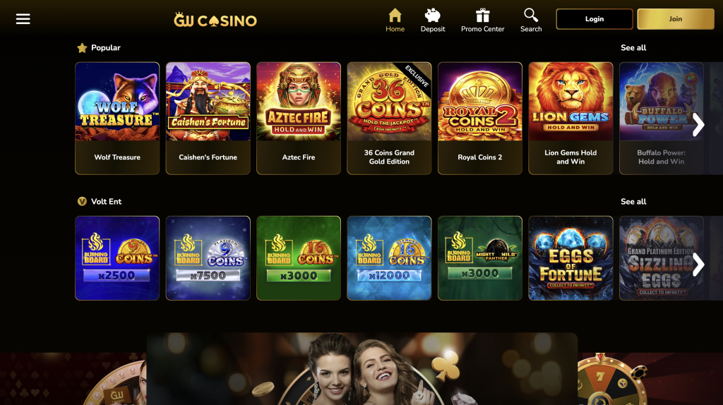 GW Casino games.