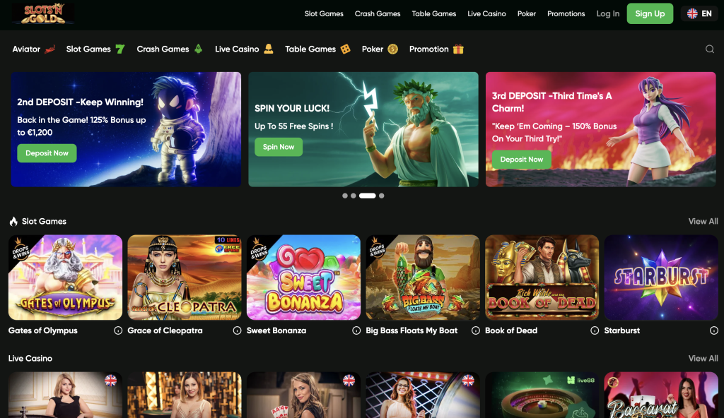 slots'n gold casino games