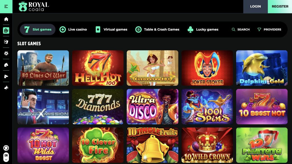 Royal Coala slot titles.