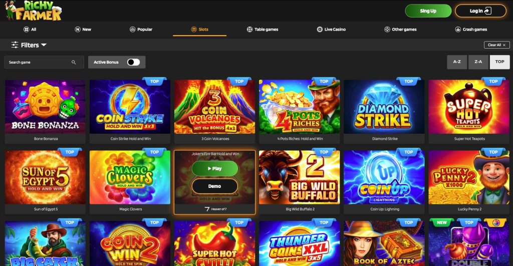 Richy Farmer Slot library